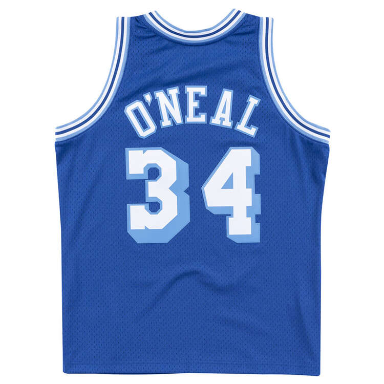 Los Angeles Lakers Shaquille O'Neal Mens 1996-97 Alternate Replica Swingman Jersey, , rebel_hi-res